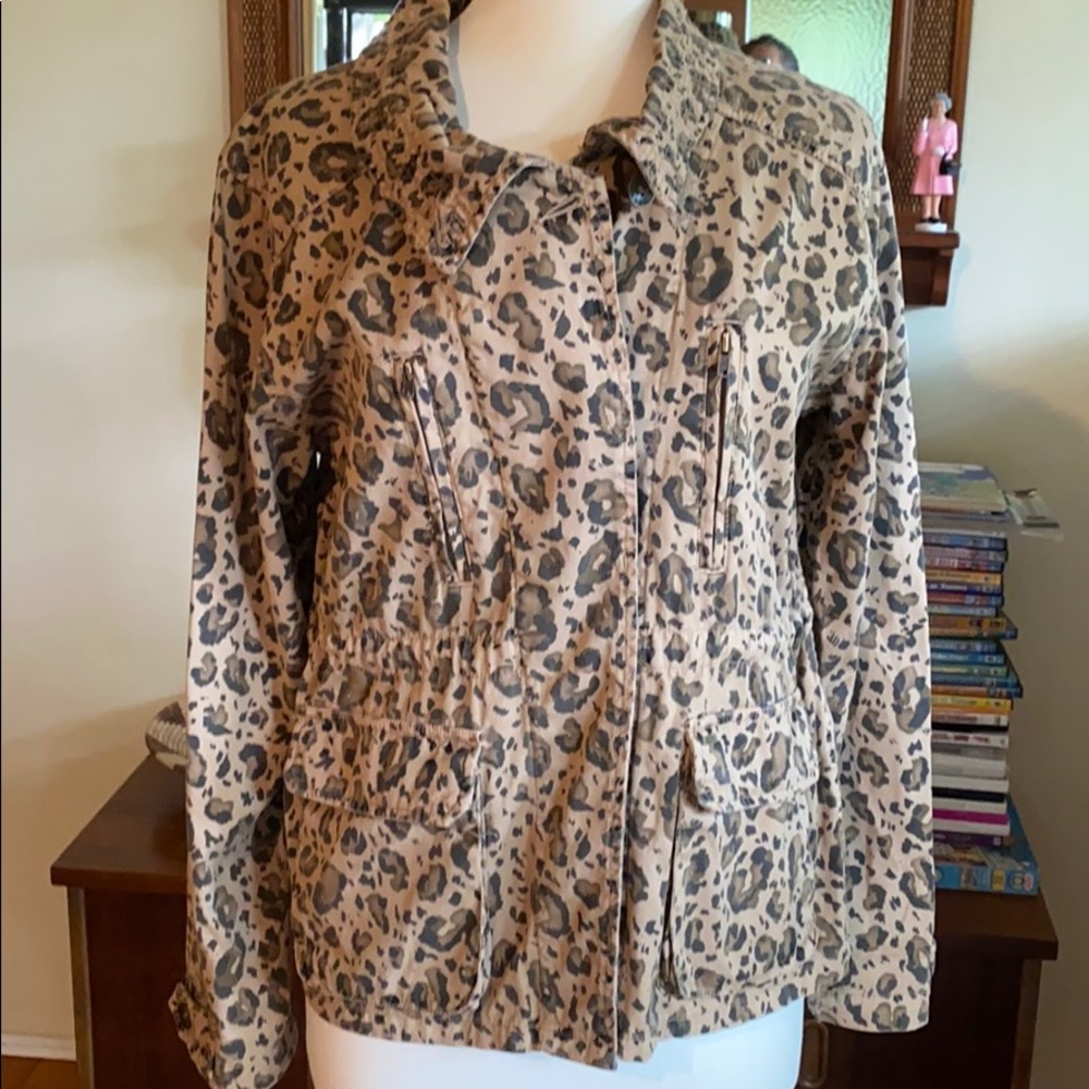 Obey Propaganda Leopard Utility Jacket